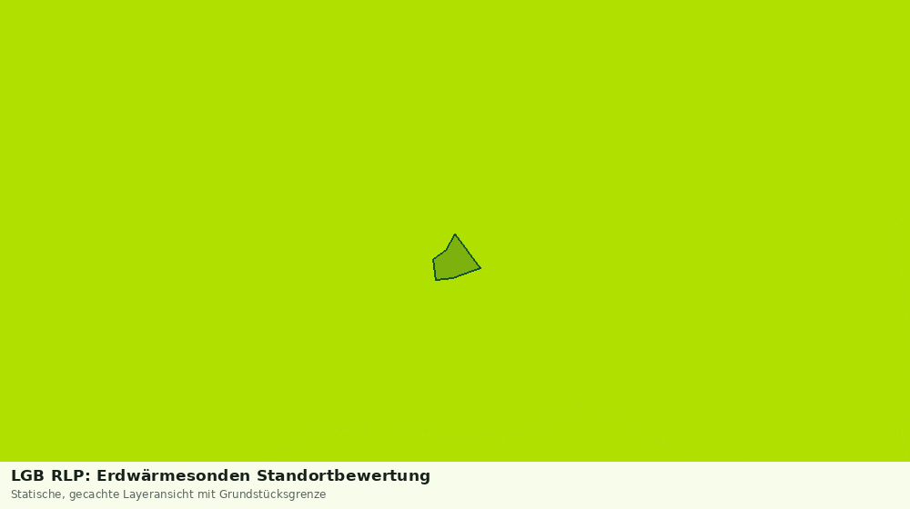 Statische Kartenansicht: LGB RLP: Erdwärmesonden Standortbewertung