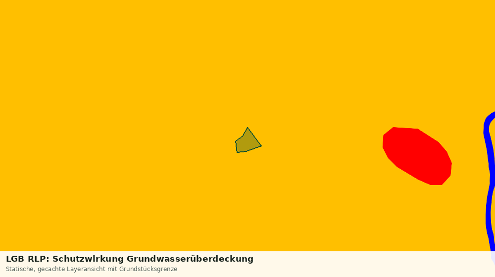Statische Kartenansicht: LGB RLP: Schutzwirkung Grundwasserüberdeckung