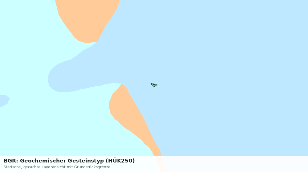 Statische Kartenansicht: BGR: Geochemischer Gesteinstyp (HÜK250)