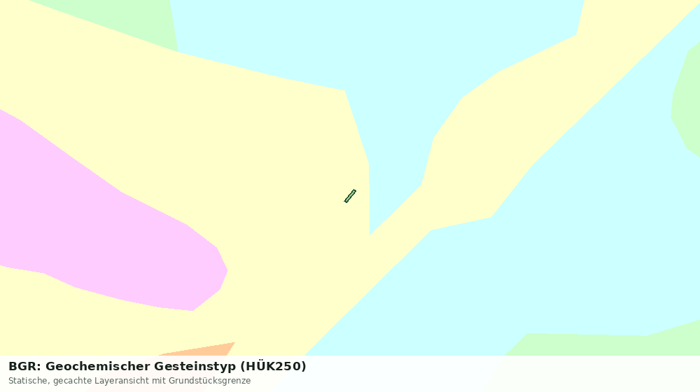 Statische Kartenansicht: BGR: Geochemischer Gesteinstyp (HÜK250)
