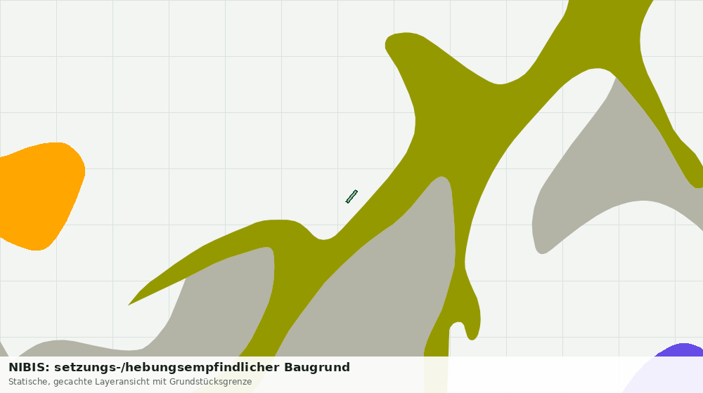 Statische Kartenansicht: NIBIS: setzungs-/hebungsempfindlicher Baugrund