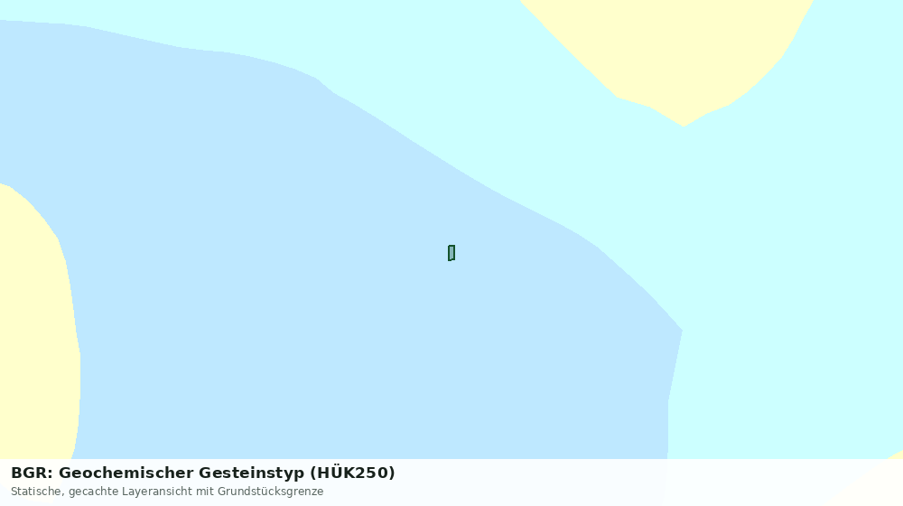 Statische Kartenansicht: BGR: Geochemischer Gesteinstyp (HÜK250)