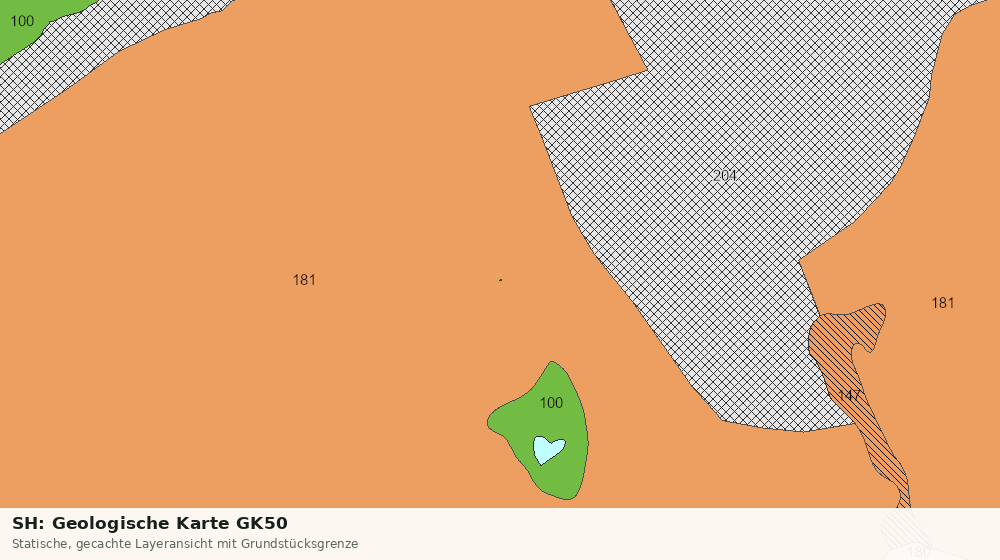 Statische Kartenansicht: SH: Geologische Karte GK50
