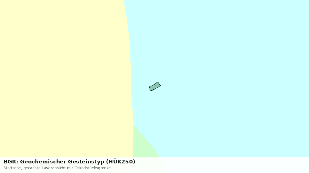 Statische Kartenansicht: BGR: Geochemischer Gesteinstyp (HÜK250)