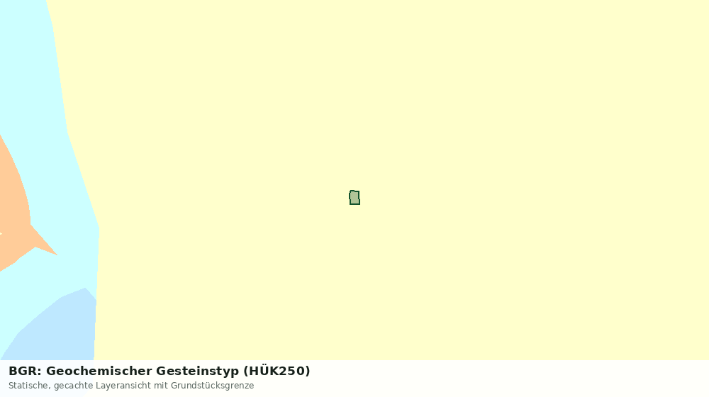 Statische Kartenansicht: BGR: Geochemischer Gesteinstyp (HÜK250)