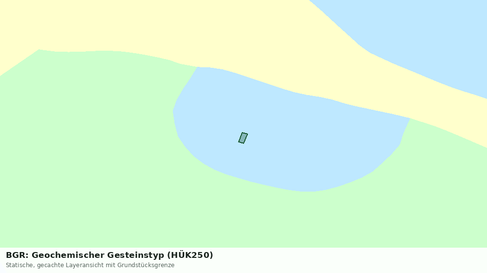 Statische Kartenansicht: BGR: Geochemischer Gesteinstyp (HÜK250)