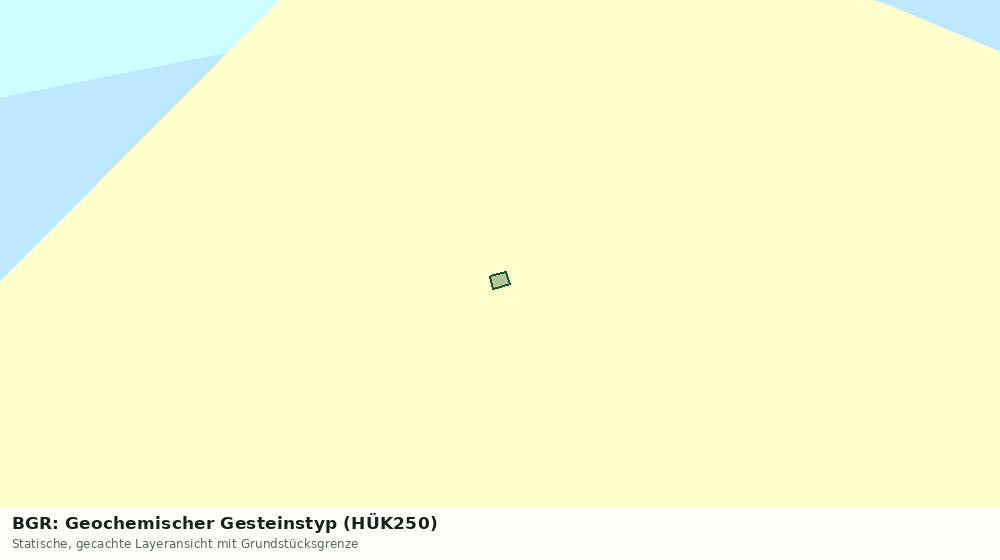 Statische Kartenansicht: BGR: Geochemischer Gesteinstyp (HÜK250)