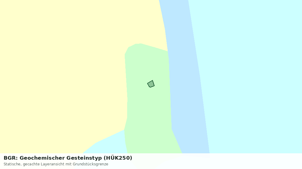Statische Kartenansicht: BGR: Geochemischer Gesteinstyp (HÜK250)