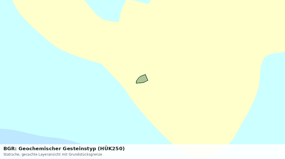 Statische Kartenansicht: BGR: Geochemischer Gesteinstyp (HÜK250)