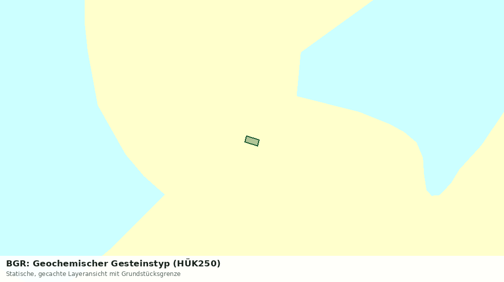 Statische Kartenansicht: BGR: Geochemischer Gesteinstyp (HÜK250)