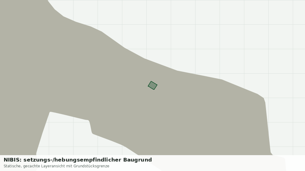Statische Kartenansicht: NIBIS: setzungs-/hebungsempfindlicher Baugrund