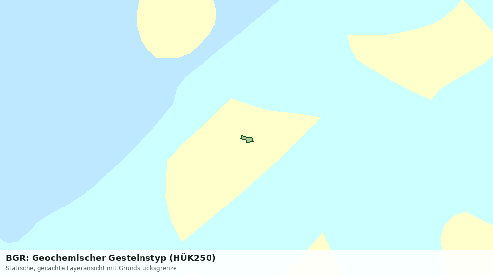 Statische Kartenansicht: BGR: Geochemischer Gesteinstyp (HÜK250)