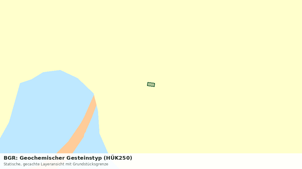 Statische Kartenansicht: BGR: Geochemischer Gesteinstyp (HÜK250)