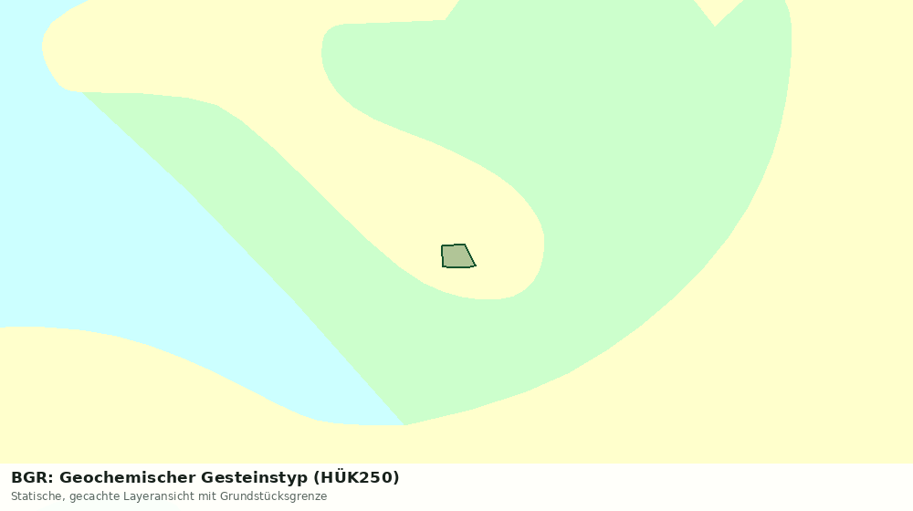 Statische Kartenansicht: BGR: Geochemischer Gesteinstyp (HÜK250)