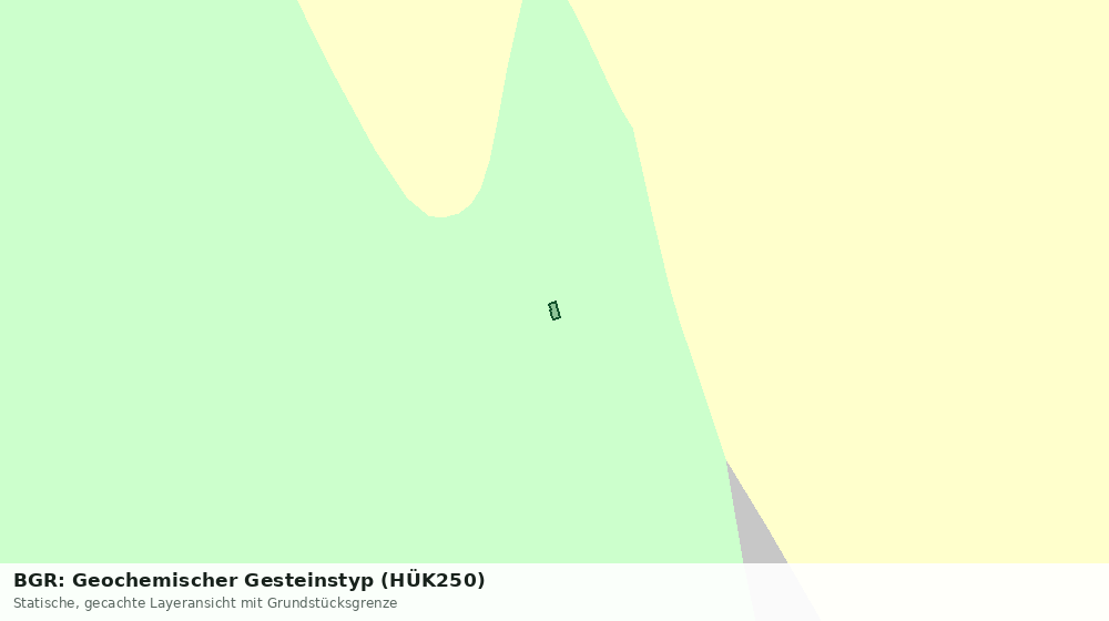 Statische Kartenansicht: BGR: Geochemischer Gesteinstyp (HÜK250)