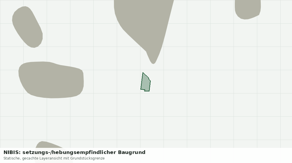 Statische Kartenansicht: NIBIS: setzungs-/hebungsempfindlicher Baugrund