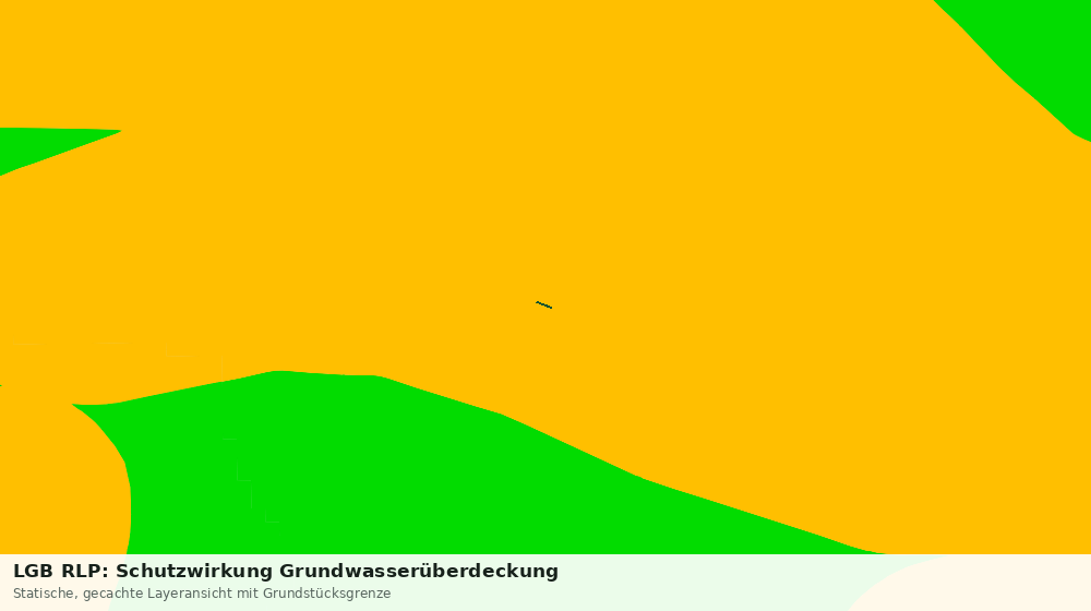 Statische Kartenansicht: LGB RLP: Schutzwirkung Grundwasserüberdeckung