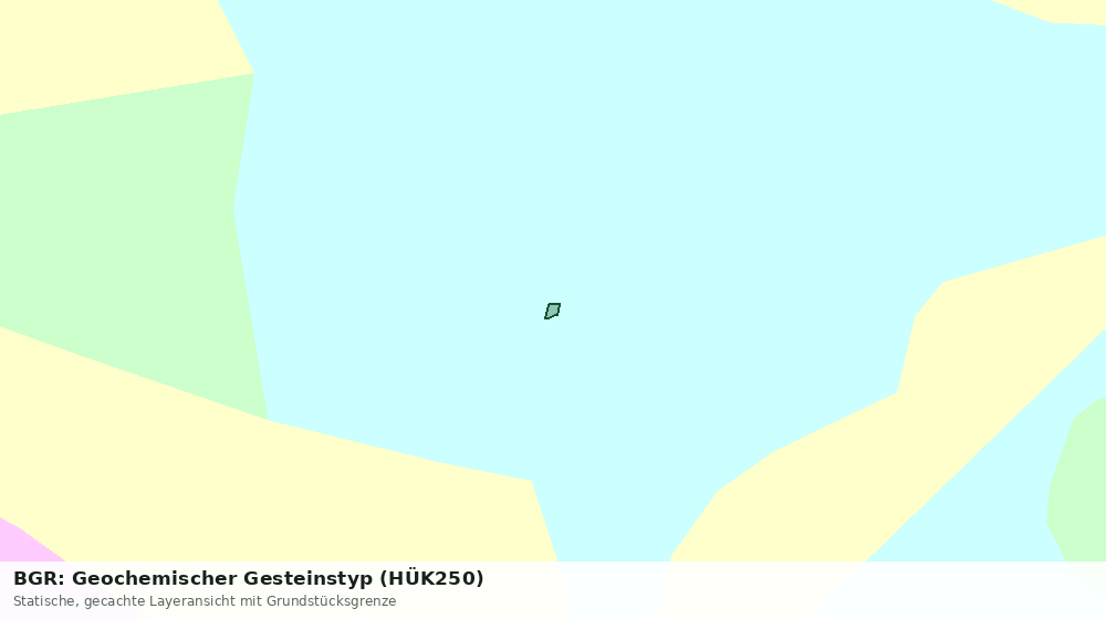 Statische Kartenansicht: BGR: Geochemischer Gesteinstyp (HÜK250)
