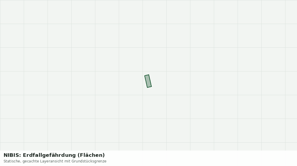 Statische Kartenansicht: NIBIS: Erdfallgefährdung (Flächen)