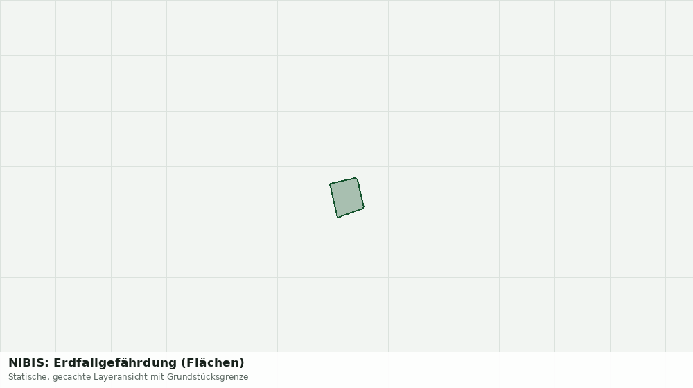 Statische Kartenansicht: NIBIS: Erdfallgefährdung (Flächen)