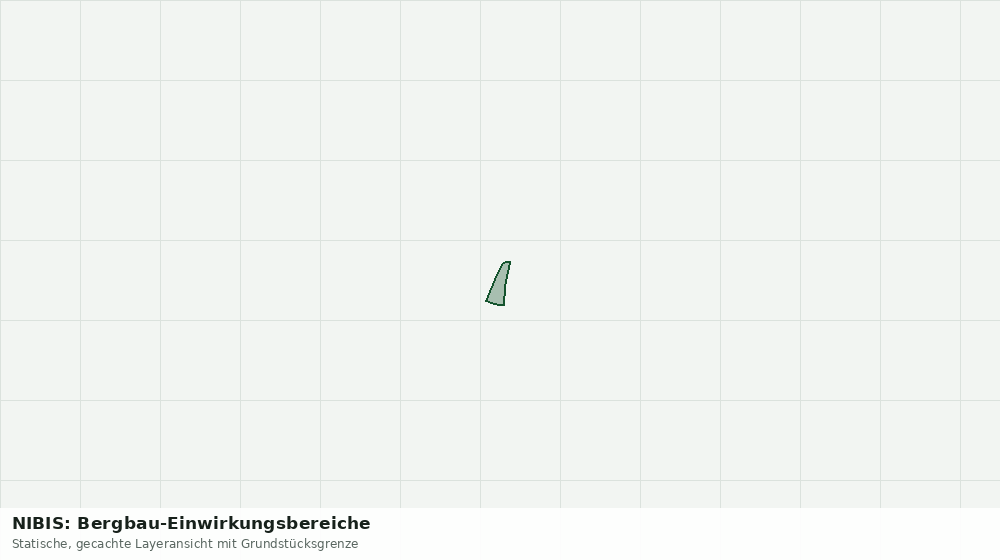 Statische Kartenansicht: NIBIS: Bergbau-Einwirkungsbereiche