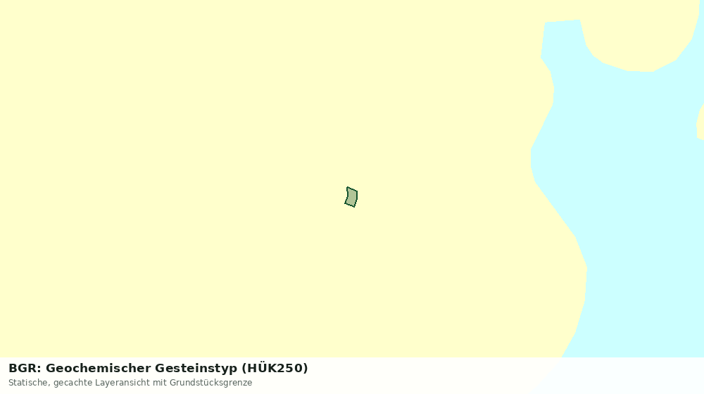 Statische Kartenansicht: BGR: Geochemischer Gesteinstyp (HÜK250)