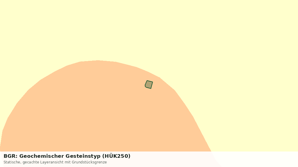 Statische Kartenansicht: BGR: Geochemischer Gesteinstyp (HÜK250)