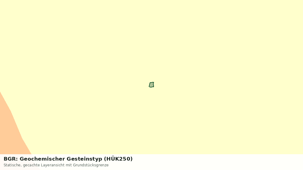 Statische Kartenansicht: BGR: Geochemischer Gesteinstyp (HÜK250)