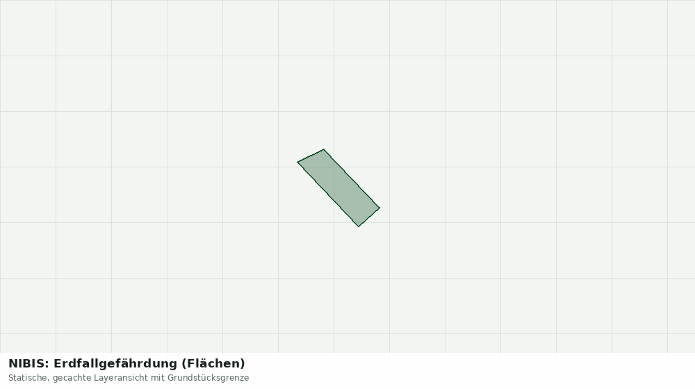 Statische Kartenansicht: NIBIS: Erdfallgefährdung (Flächen)