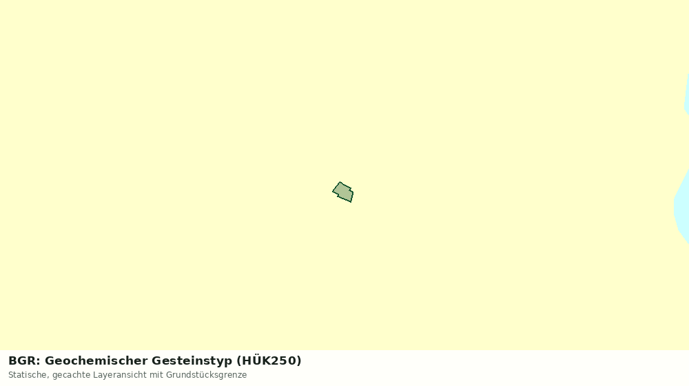 Statische Kartenansicht: BGR: Geochemischer Gesteinstyp (HÜK250)