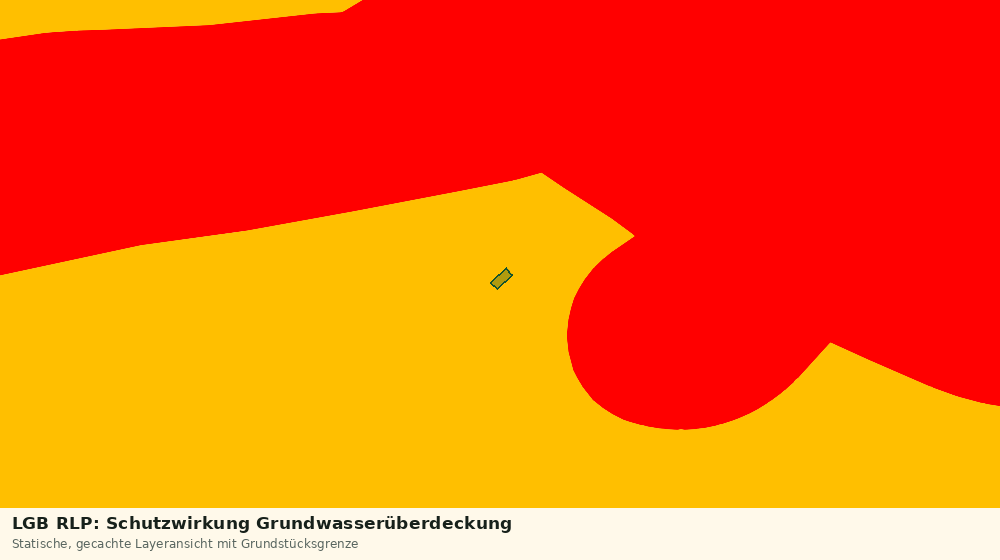 Statische Kartenansicht: LGB RLP: Schutzwirkung Grundwasserüberdeckung