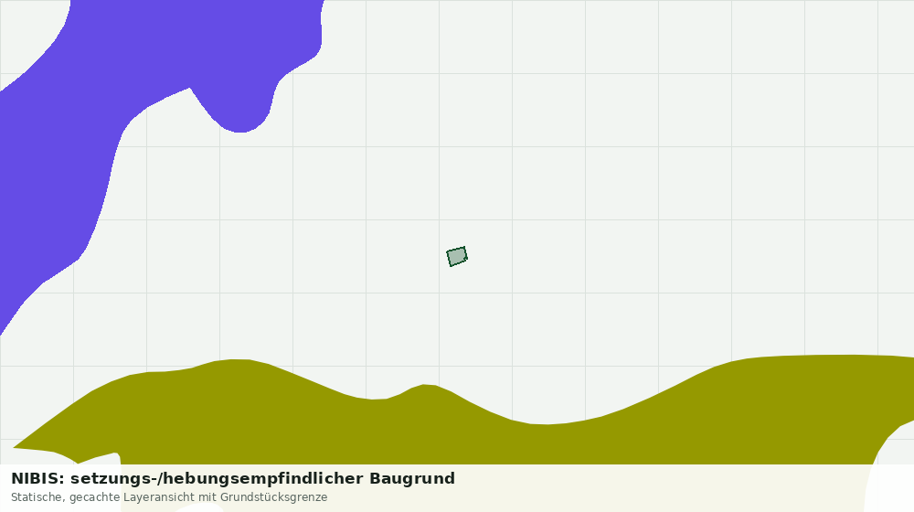 Statische Kartenansicht: NIBIS: setzungs-/hebungsempfindlicher Baugrund