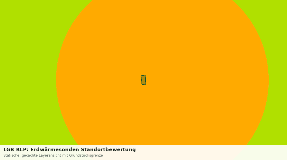 Statische Kartenansicht: LGB RLP: Erdwärmesonden Standortbewertung
