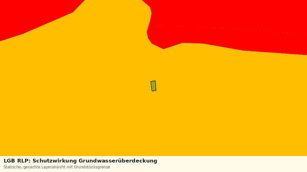 Statische Kartenansicht: LGB RLP: Schutzwirkung Grundwasserüberdeckung