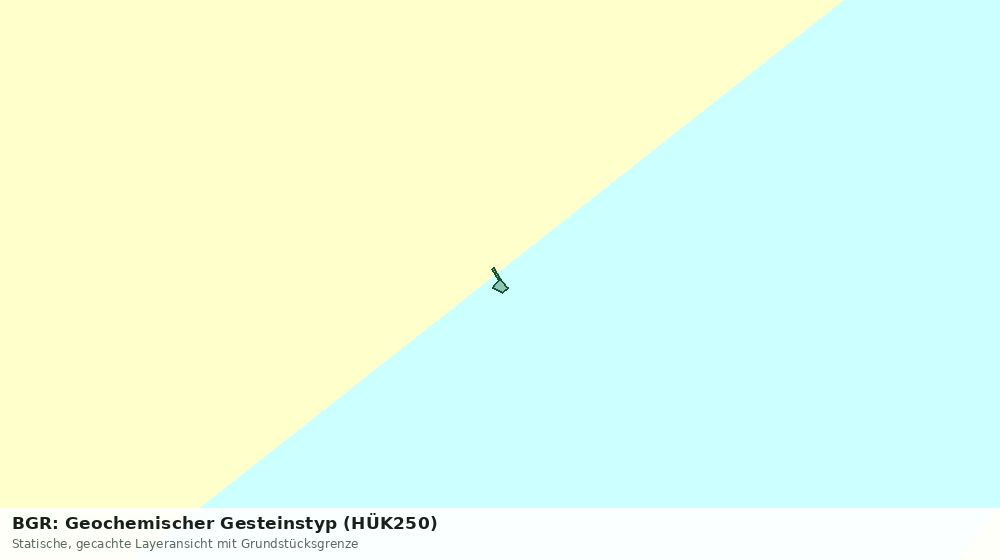 Statische Kartenansicht: BGR: Geochemischer Gesteinstyp (HÜK250)