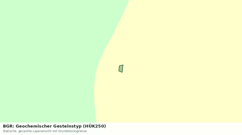 Statische Kartenansicht: BGR: Geochemischer Gesteinstyp (HÜK250)
