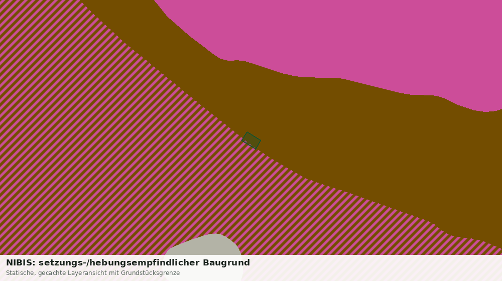 Statische Kartenansicht: NIBIS: setzungs-/hebungsempfindlicher Baugrund