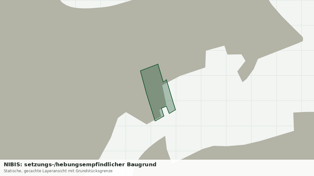 Statische Kartenansicht: NIBIS: setzungs-/hebungsempfindlicher Baugrund