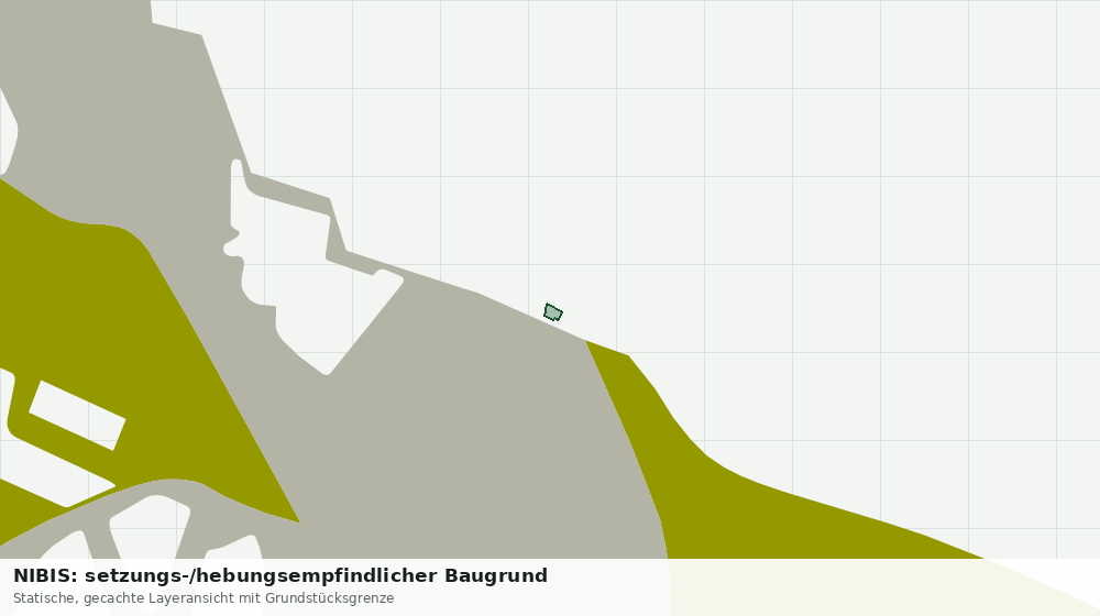 Statische Kartenansicht: NIBIS: setzungs-/hebungsempfindlicher Baugrund