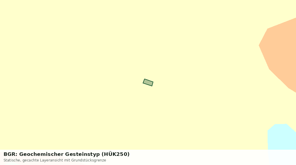 Statische Kartenansicht: BGR: Geochemischer Gesteinstyp (HÜK250)