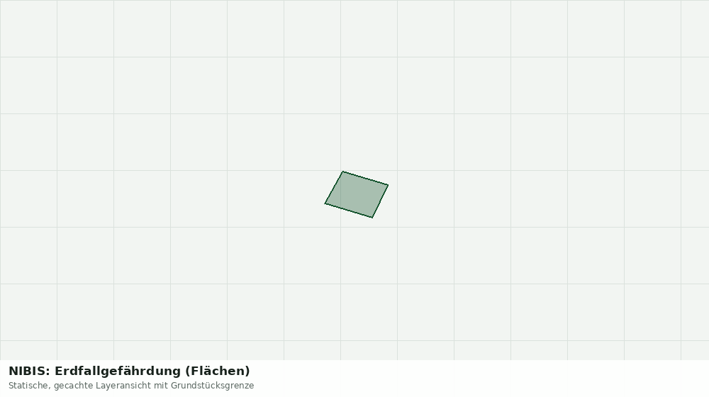 Statische Kartenansicht: NIBIS: Erdfallgefährdung (Flächen)