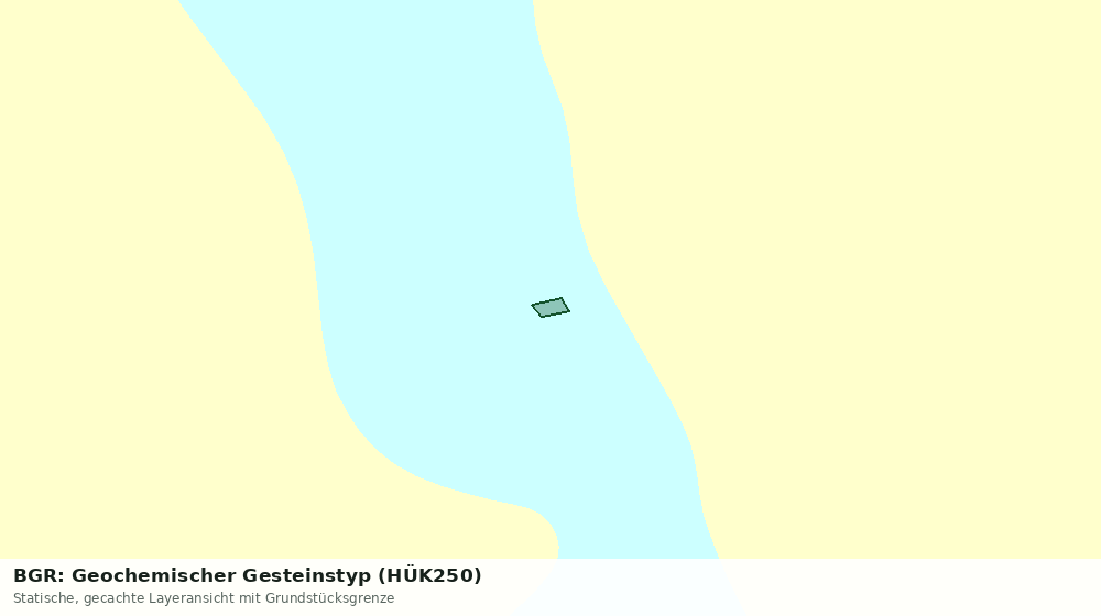 Statische Kartenansicht: BGR: Geochemischer Gesteinstyp (HÜK250)
