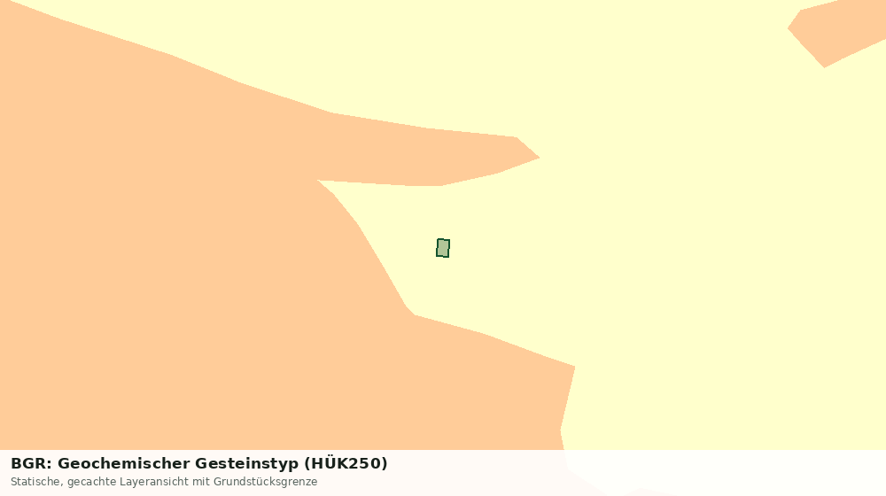 Statische Kartenansicht: BGR: Geochemischer Gesteinstyp (HÜK250)