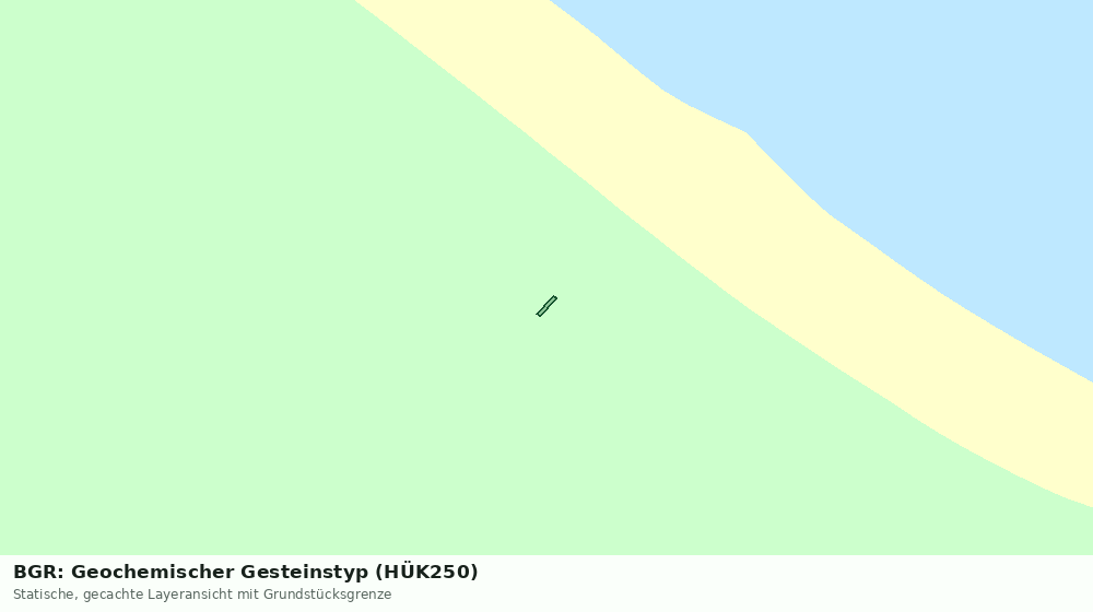 Statische Kartenansicht: BGR: Geochemischer Gesteinstyp (HÜK250)