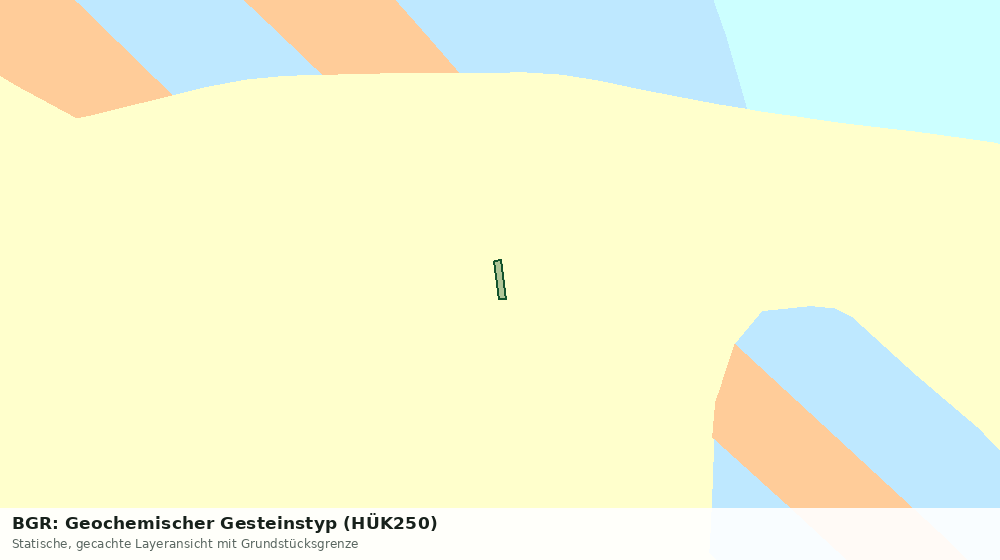 Statische Kartenansicht: BGR: Geochemischer Gesteinstyp (HÜK250)
