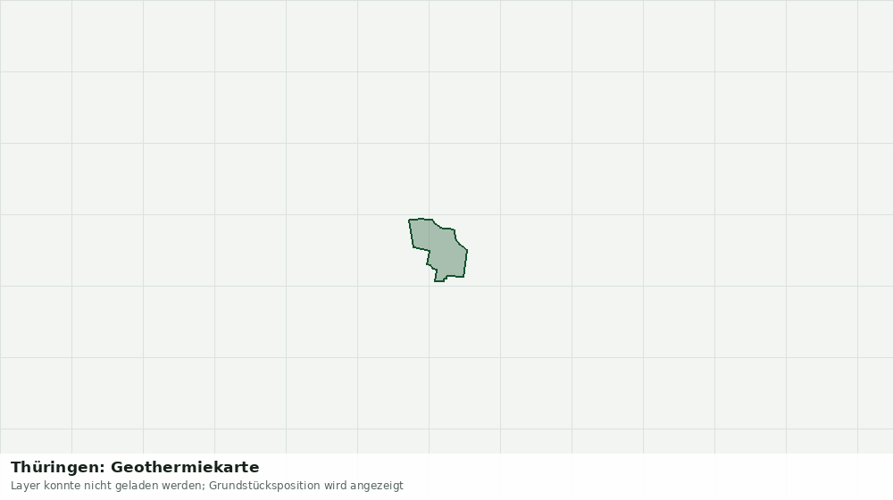 Statische Kartenansicht: Thüringen: Geothermiekarte