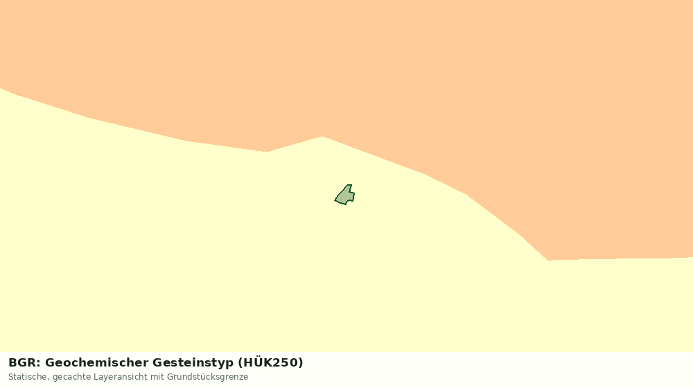 Statische Kartenansicht: BGR: Geochemischer Gesteinstyp (HÜK250)