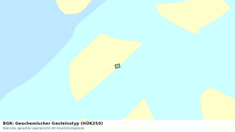 Statische Kartenansicht: BGR: Geochemischer Gesteinstyp (HÜK250)
