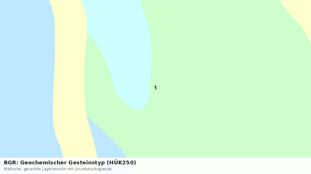 Statische Kartenansicht: BGR: Geochemischer Gesteinstyp (HÜK250)