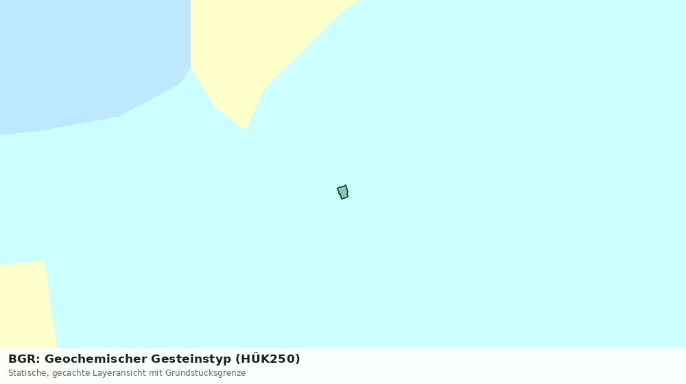 Statische Kartenansicht: BGR: Geochemischer Gesteinstyp (HÜK250)